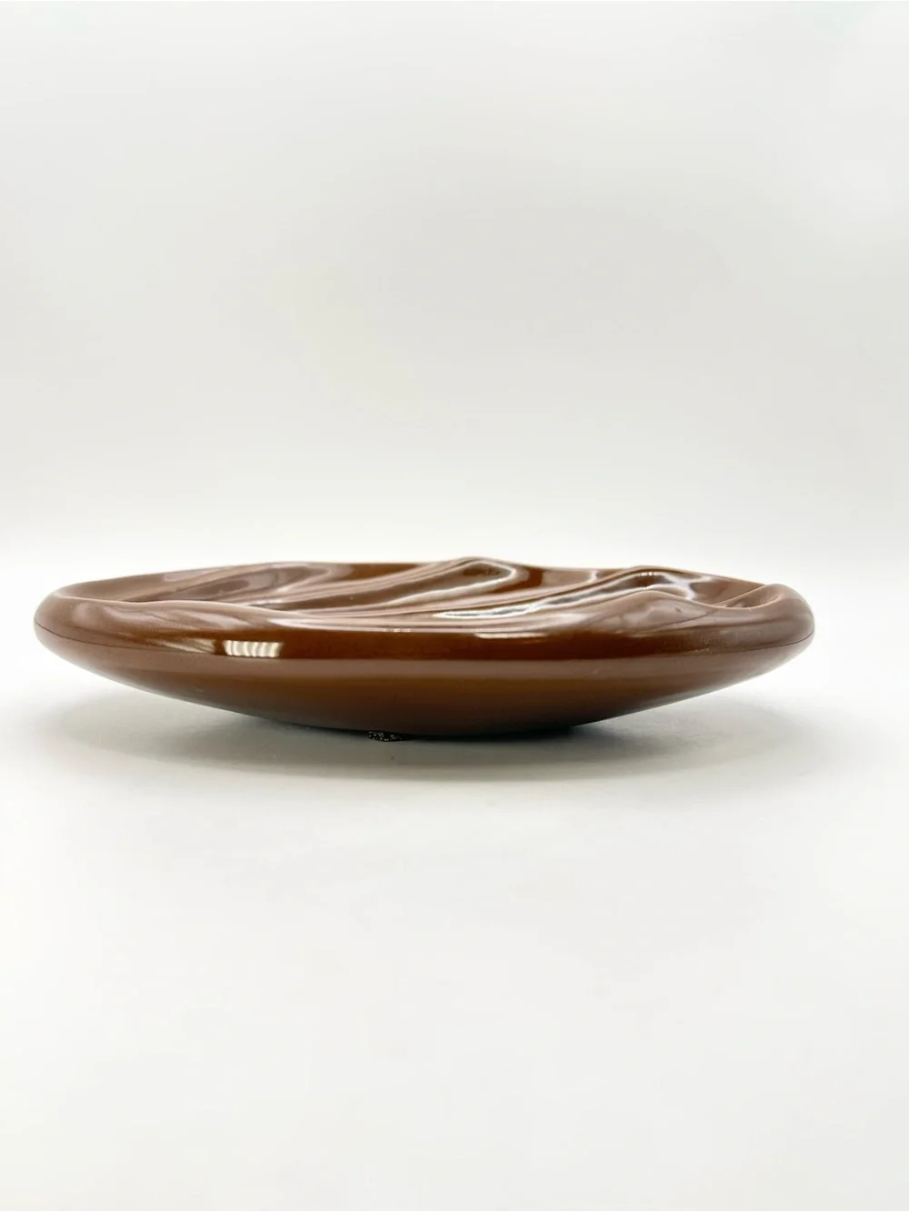 Vintage Brown Clam Shell Soap Dish Vohann of California